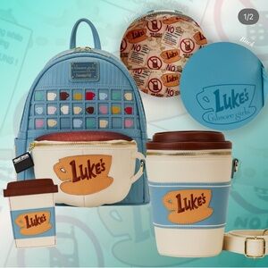 Loungefly Gilmore Girls Luke's Diner Coffee Complete Bundle